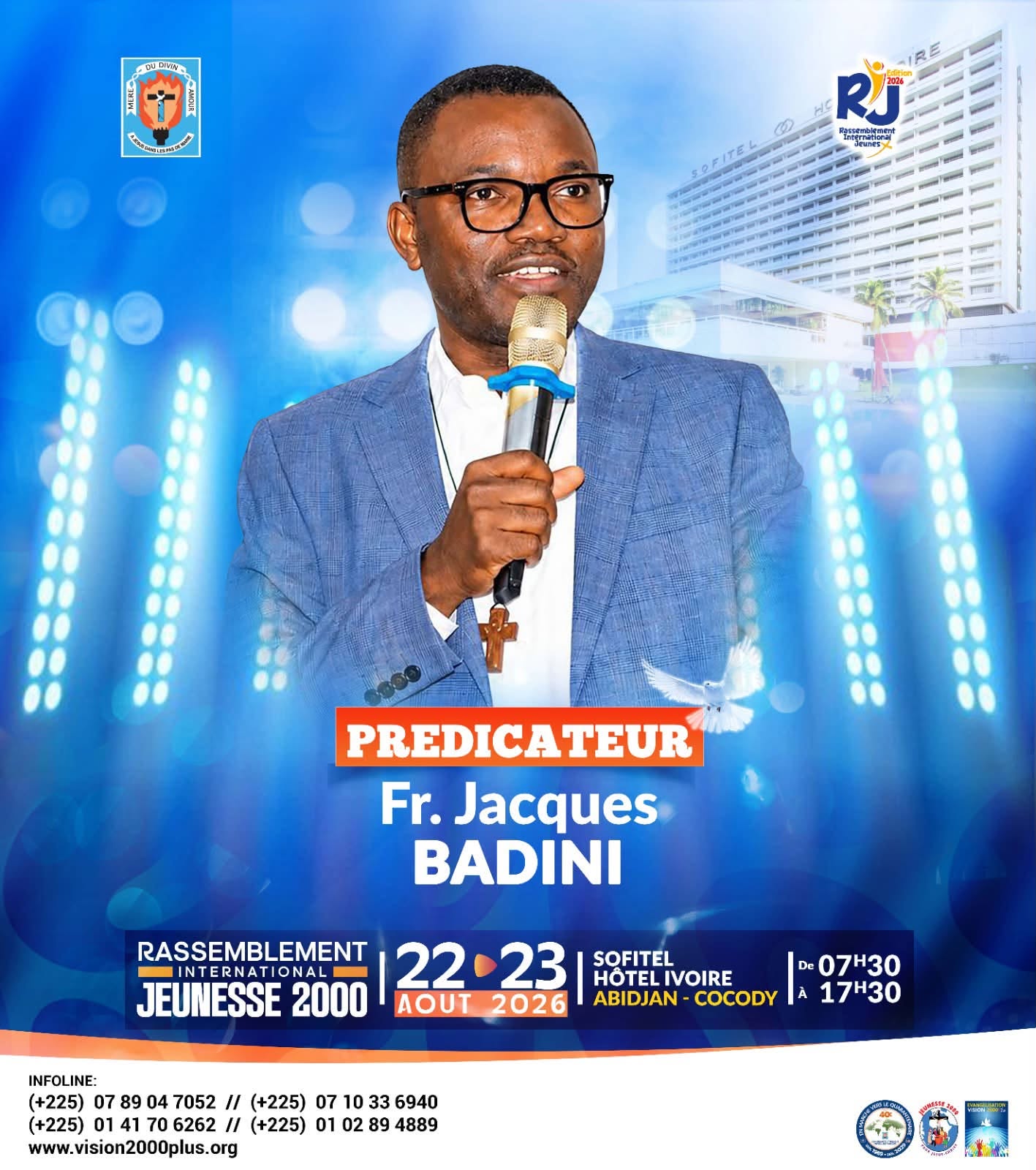 Affiche de Fr Jacques BADINI au RIJ 2026