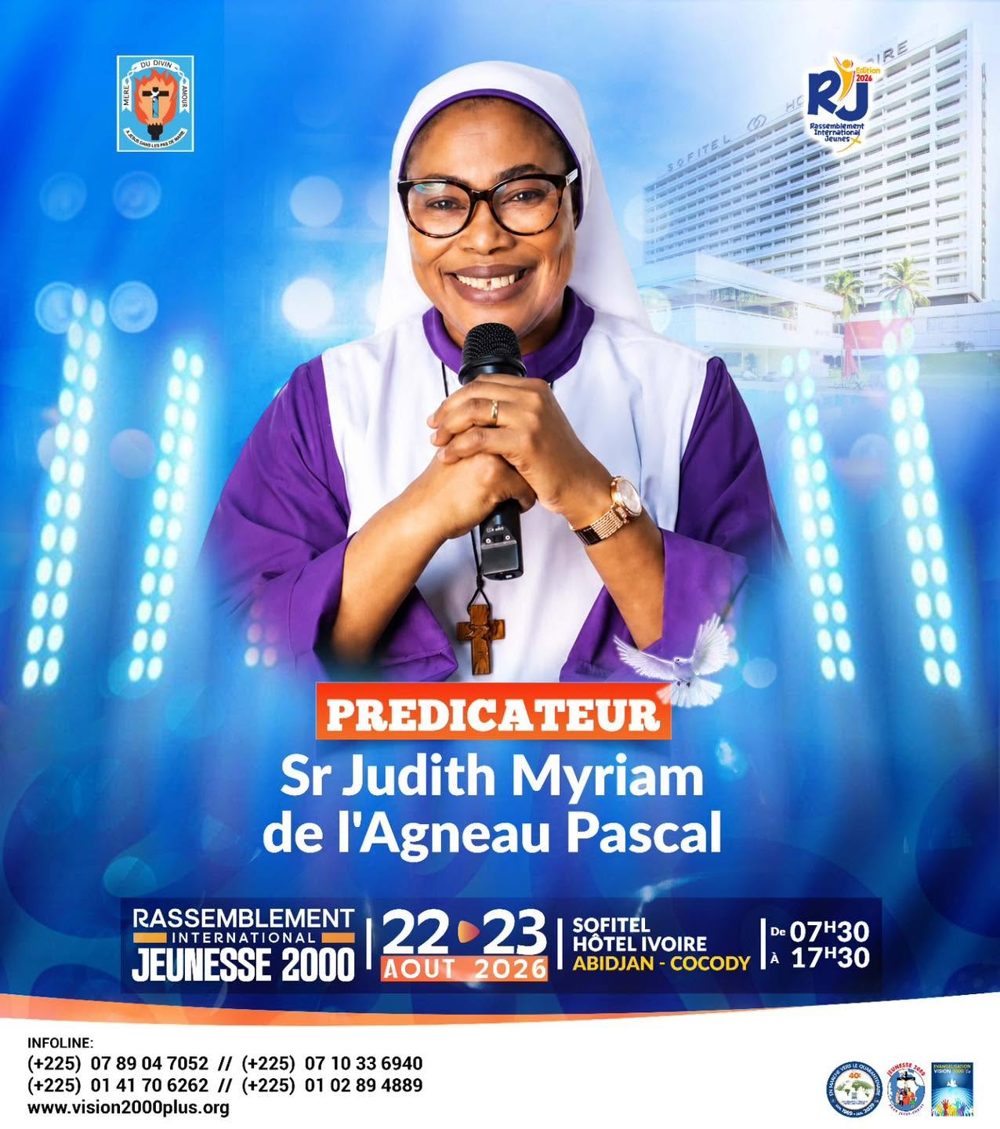 Affiche de Sr Judith Myriam de l’Agneau Pascal au RIJ 2026